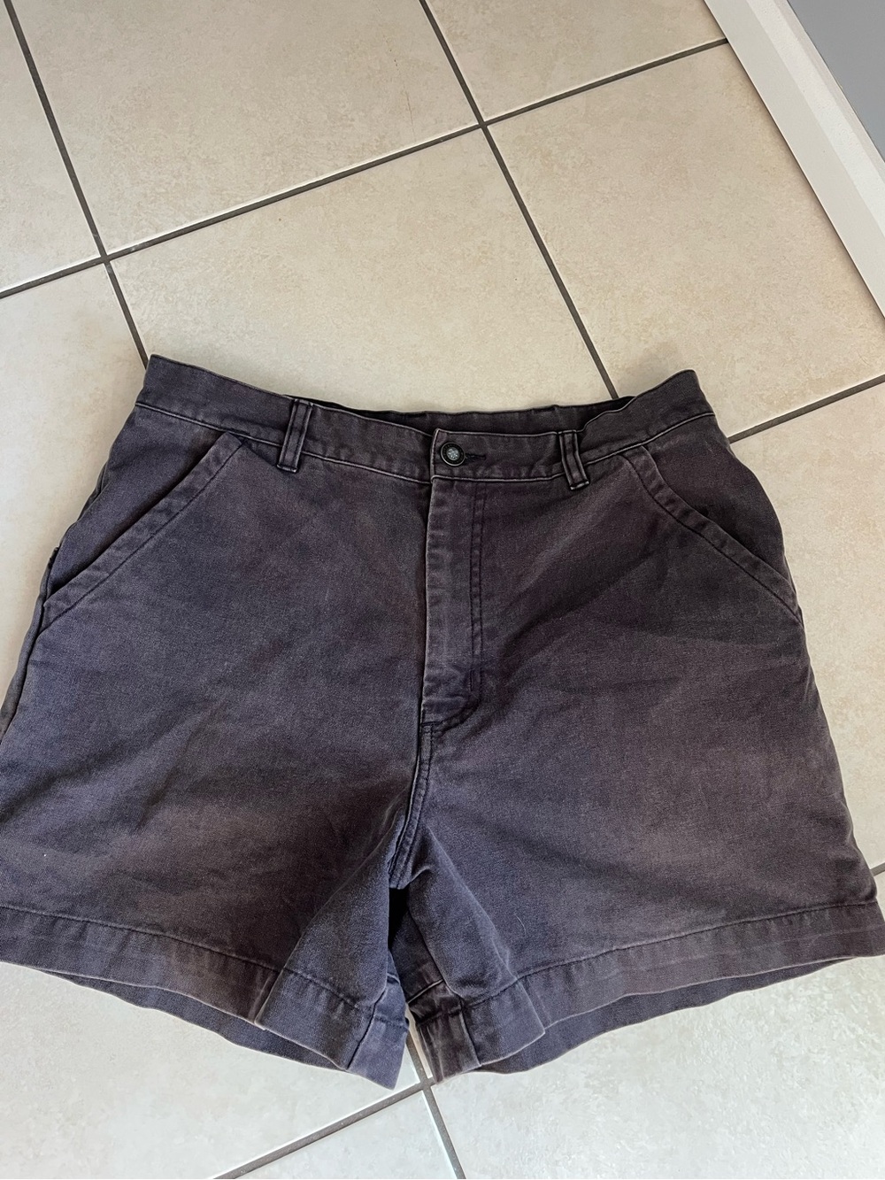 Women’s Patagonia Classic Cotton Shorts - Charcoal size 34